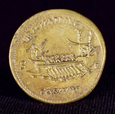 Sestercjusz cesarza Hadriana (76-138) z Newcastle-Upon-Tyne, 132 r. n.e. autorstwa Roman