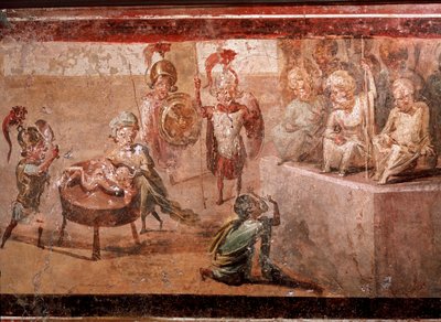 wyrok Salomona (fresk autorstwa Roman