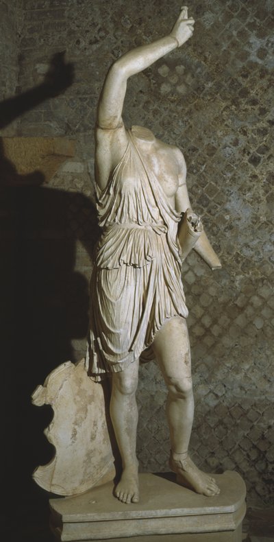 Posąg Amazonki, rzymska kopia oryginału autorstwa Fidiasza (marmur) autorstwa Roman
