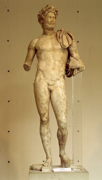 Posąg cesarza Hadriana (Adriena) - Muzeum Archeologiczne Vaison-la-Romaine, II w. autorstwa Roman