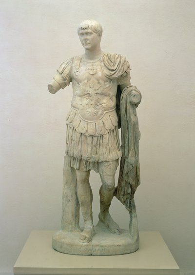 Posąg cesarza Trajana (ok. 53-117) Okres antoniński, ok. 120 ne (marmur pentelicki) autorstwa Roman