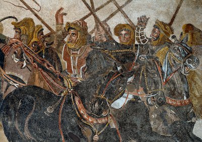 Bitwa pod Issos wygrana przez Aleksandra III Wielkiego przeciwko Darios autorstwa Roman