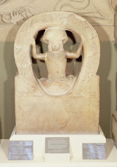 Narodziny Mitry z Mitreum w Housesteads autorstwa Roman