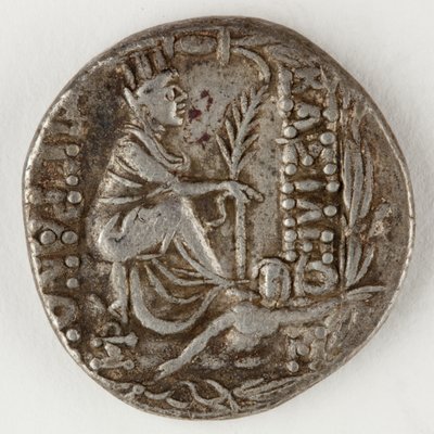 Tigranes II Armenii, rewers, 83-69 pne (srebrny) autorstwa Roman