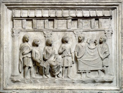 Sklep z bibułką w okresie augustańskim autorstwa Roman