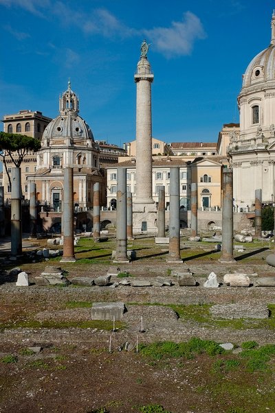 Widok Forum i Kolumny Trajana autorstwa Roman