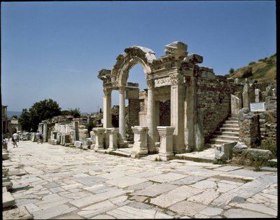 Widok świątyni Hadriana autorstwa Roman