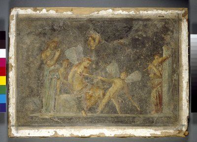 Malowidło ścienne, Pompeje, Rzym, I wiek autorstwa Roman