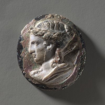 Cameo: Szef Artemidy, 100-200 autorstwa Roman Imperial Period