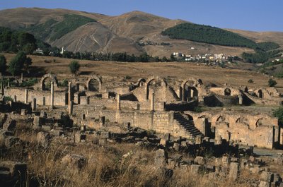 Ogólny widok łaźni, Okres Wysokiego Cesarstwa (27 p.n.e.-395 n.e.) autorstwa Roman Imperial Period