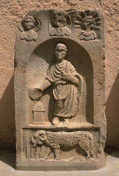 Stela, wysoki okres cesarski (27 pne-395 ne) autorstwa Roman Imperial Period