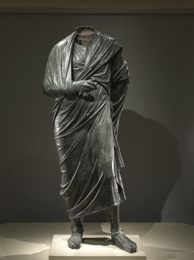 Cesarz jako filozof, prawdopodobnie Marek Aureliusz autorstwa Roman Imperial Period