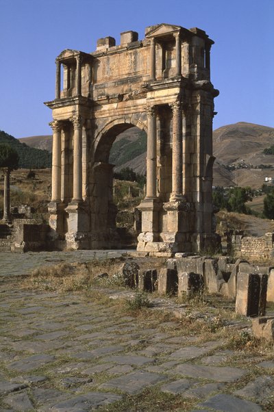 Łuk triumfalny zbudowany na cześć cesarza Karakalli, Okres Wielkiego Cesarstwa (27 p.n.e.-395 n.e.) autorstwa Roman Imperial Period