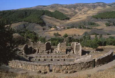 Widok teatru, okres Wielkiego Cesarstwa (27 pne-395 ne) autorstwa Roman Imperial Period