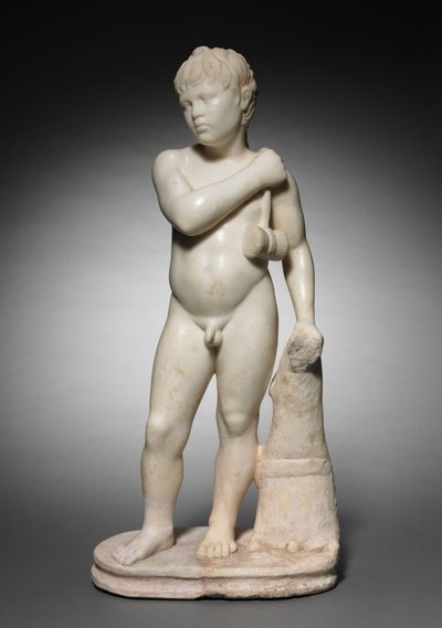 Młodzież ze skaczącymi ciężarkami, ok. 40-70 autorstwa Roman Imperial Period