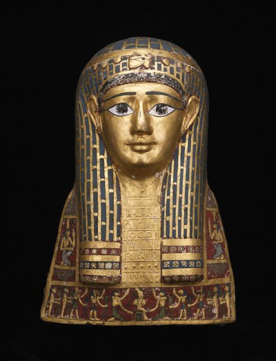 Nakrycie głowy mumii, I wiek p.n.e. autorstwa Roman Period Egyptian