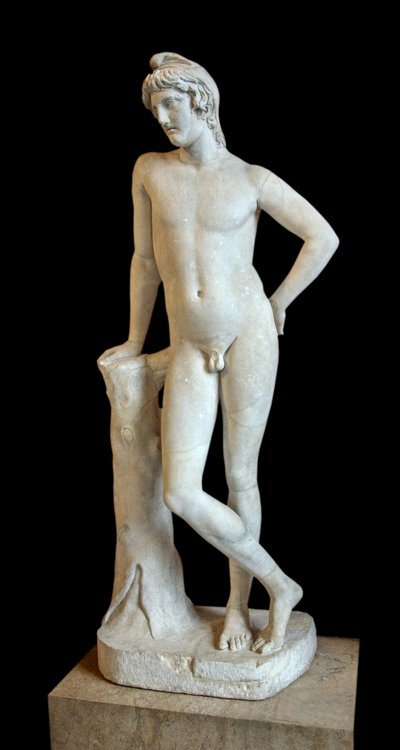 Art Grece Paryż zwany Paris de Lansdowne, początek II wne, marmur autorstwa Roman Roman