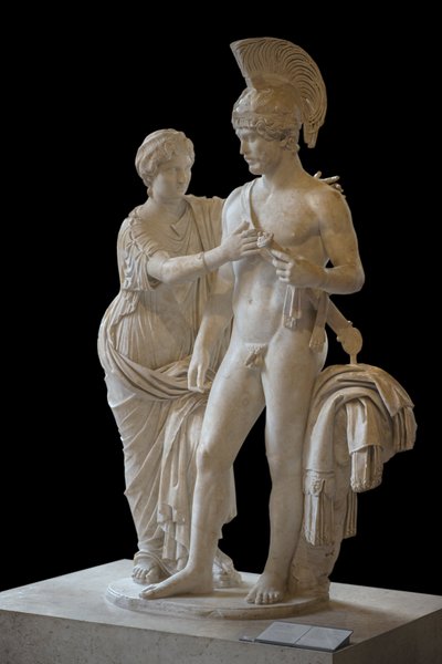 Art Rome Para cesarska w marcu i Wenus (między 120 a 140 r.) Rzeźba autorstwa Roman Roman