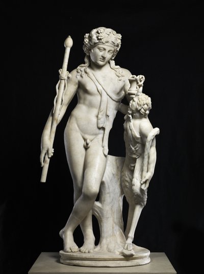 Dionizos z patelnią, AD 50-150 (marmur) autorstwa Roman Roman
