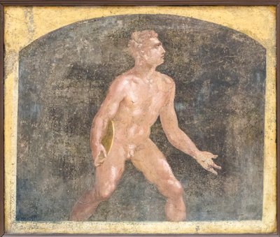 Discobolus, z willi Arianna w Stabiae autorstwa Roman Roman