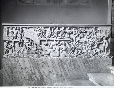 Sarkofag wczesnego chrześcijaństwa (marmur) autorstwa Roman Roman