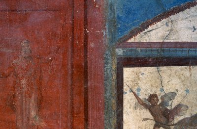 Fresk z Domu Ceii w Pompejach (Lista Światowego Dziedzictwa UNESCO autorstwa Roman Roman