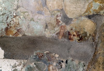 Fresk z Domu Gajusza Juliusza Polibiusza w Pompejach (Lista Światowego Dziedzictwa UNESCO autorstwa Roman Roman