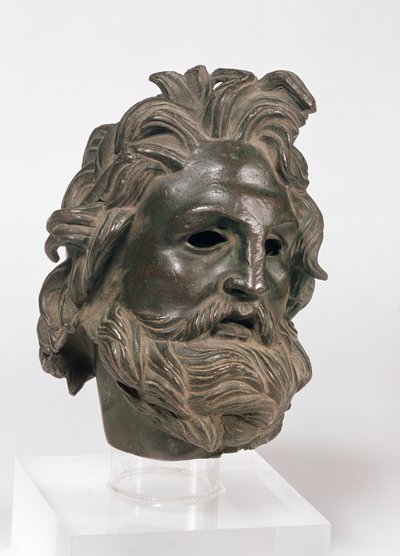 Szef Posejdona (brąz) autorstwa Roman Roman