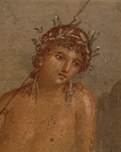 Włochy, Kampania, Region, Prowincja Neapol, Pompeje, Dom Marco Lucrezio Frontone Fresk przedstawiający Narcyza nad stawem autorstwa Roman Roman