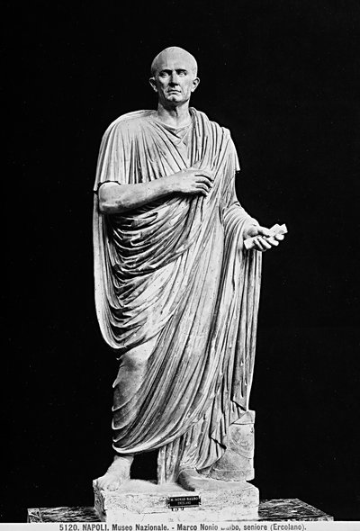 Marcus Noniusz Balbus (marmur) autorstwa Roman Roman