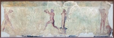Scena konkursu skoków z ciężarkami i zawodnik, który się myje autorstwa Roman Roman