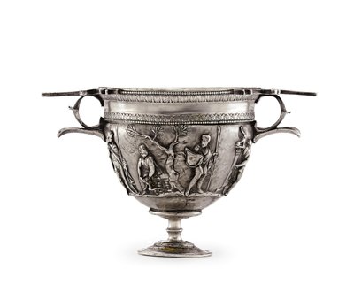 Skyphos, ok. koniec I wieku p.n.e. - początek I wieku n.e. (srebro) autorstwa Roman Roman