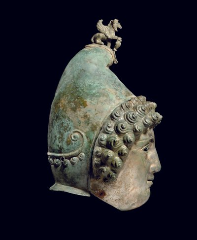 Hełm Crosby Garrett, koniec I-II wne (brąz) (patrz także 871728-34, 396159, 482018 i 413093-94) autorstwa Roman Roman