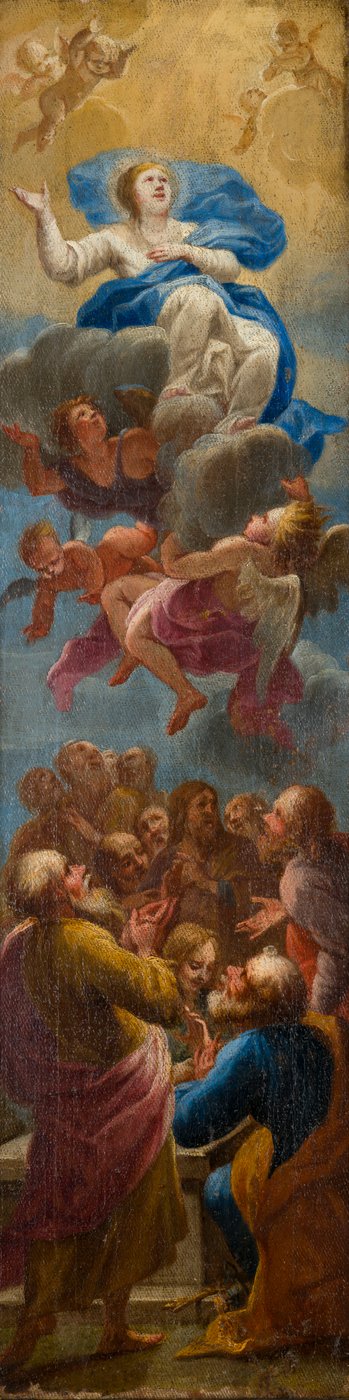 Wniebowzięcie NMP, ok. 1650-1750 (olej na płótnie) autorstwa Roman School