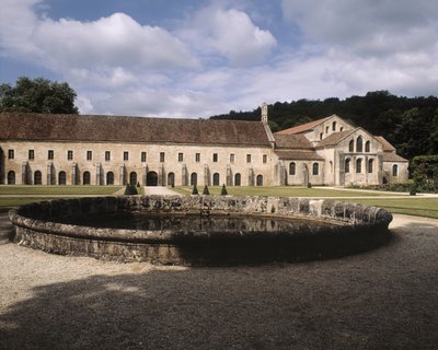 Widok na opactwo autorstwa Romanesque