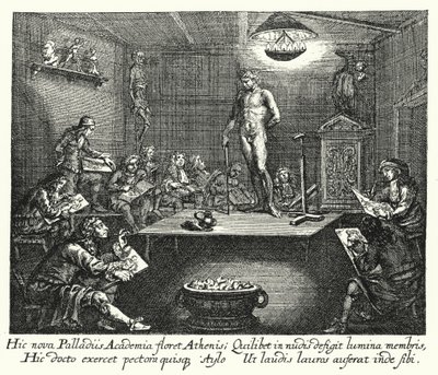 Akademia (grafika) autorstwa Romeyn de (after) Hooghe
