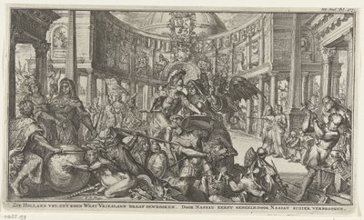 Alegoria roli Nassau w jedności Republiki autorstwa Romeyn de Hooghe