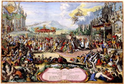 Alegoria króla Jana III Sobieskiego, 1675 autorstwa Romeyn de Hooghe