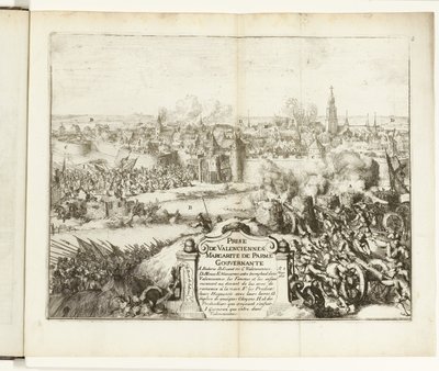 Imię van Valenciennes, 1567 Zdobycie Valenciennes (tytuł na obiekcie) Wojny Flandrii (tytuł serii) autorstwa Romeyn de Hooghe