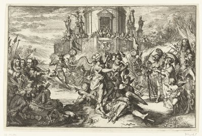 Zwycięstwa wraz z przybyciem Wilhelma III autorstwa Romeyn de Hooghe