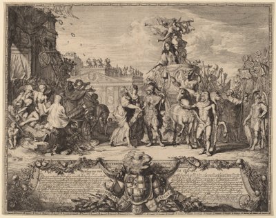 Uytrecht przywraca (Odzyskanie Utrechtu, 1673) autorstwa Romeyn de Hooghe