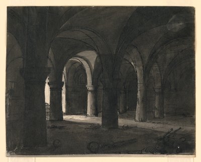 Scenografia, Krypta autorstwa Romolo Achille Liverani