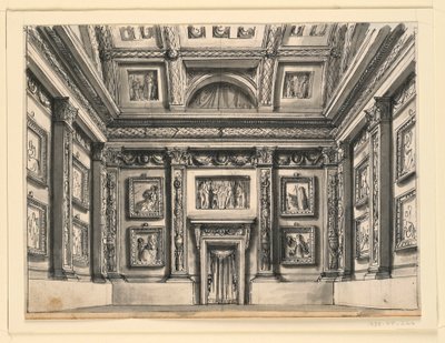 Scenografia, Wnętrza Pałacu autorstwa Romolo Achille Liverani
