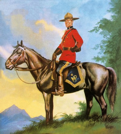 Canadian Mounty autorstwa Ron Embleton