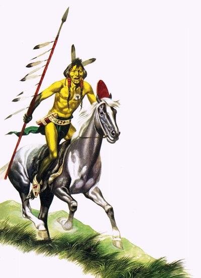 Wojownik Cheyenne autorstwa Ron Embleton