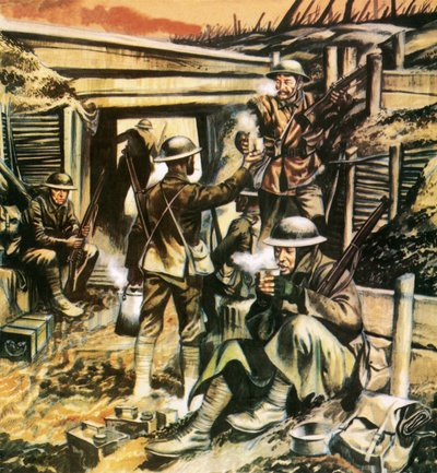 Into Battle: Najgorsze pięć mil na świecie autorstwa Ron Embleton