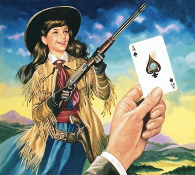 Panna Annie Oakley autorstwa Ron Embleton