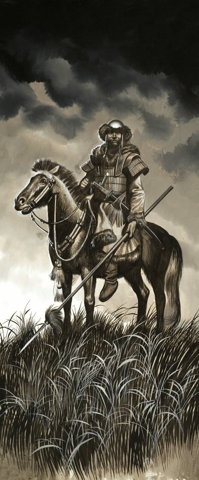 Mongolski wojownik autorstwa Ron Embleton