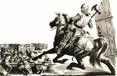 Sir Gawain i Zielony Rycerz autorstwa Ron Embleton