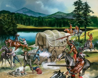 When the Red Man Rode: Nez Perce autorstwa Ron Embleton